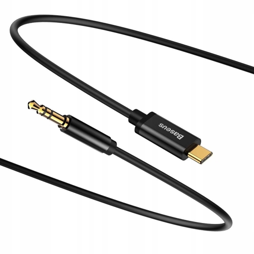 Kabel audio USB-C -3,5 mm (mini-jack) 1,2 m BASEUS